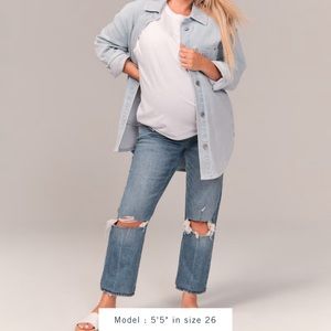 Abercrombie maternity jeans size 33/16